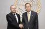 Ban Ki-moon y F. Dall'Anese