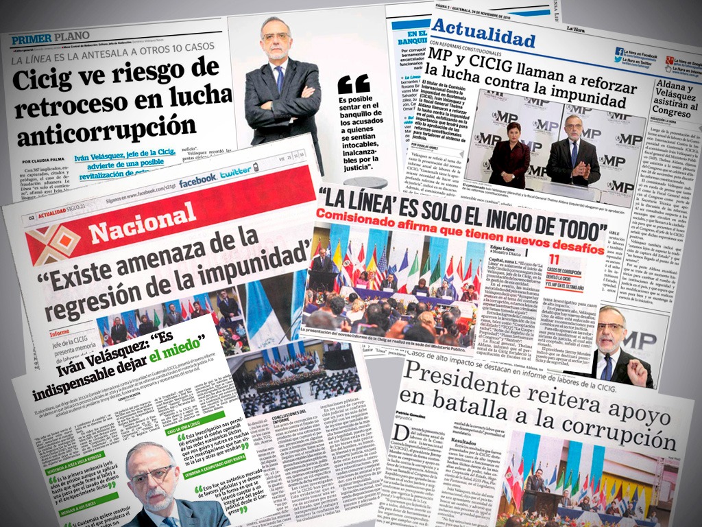 Prensa destaca la presentación del noveno informe