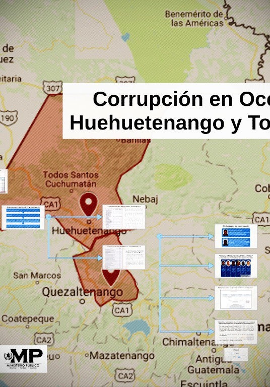 Caso corrupción en municipalidades Huehuetenango - Totonicapán