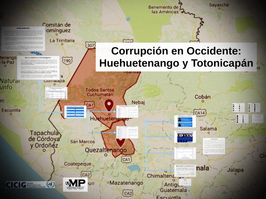 Caso corrupción en municipalidades Huehuetenango - Totonicapán