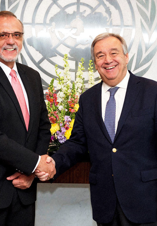 Reunión entre el Secretario General de Naciones Unidas, Antonio Guterres y el Comisionado de la CICIG, Iván Velásquez Gómez
