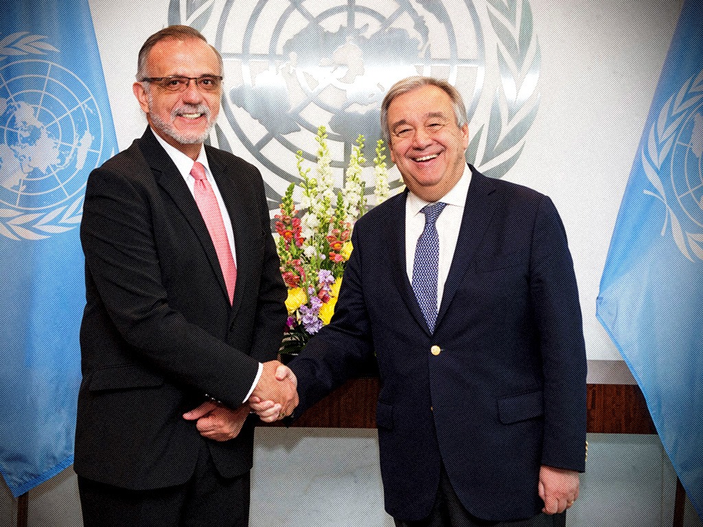 Reunión entre el Secretario General de Naciones Unidas, Antonio Guterres y el Comisionado de la CICIG, Iván Velásquez Gómez