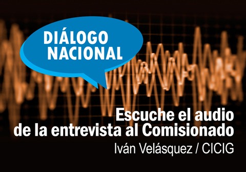 Entrevista al Comisionado sobre Diálogo Nacional