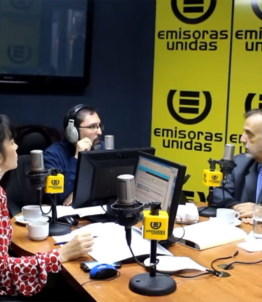 Emisoras Unidas entrevista al Comisionado Iván Velásquez
