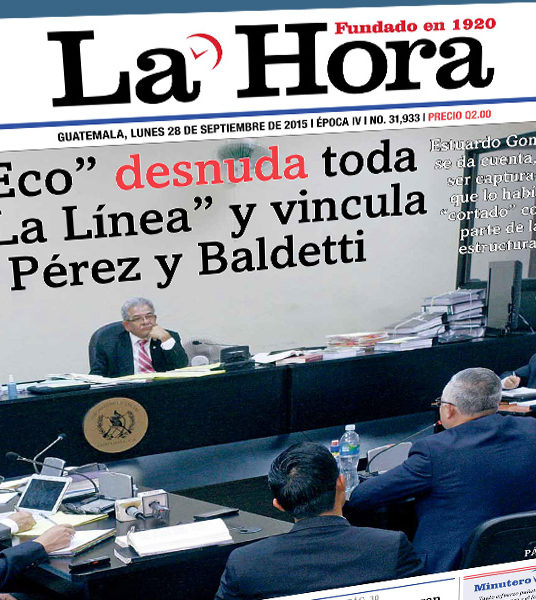 Medio vespertino La Hora resalta las declaraciones de "Eco" en caso "la línea"
