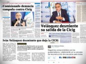 Medios de comunicación dan a conocer la aclaración del Comisionado Velásquez sobre los falsos rumores de su salida