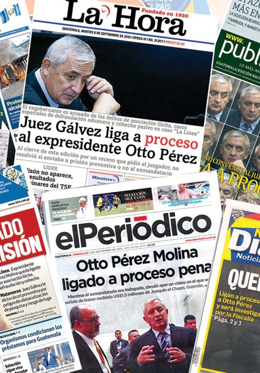 Prensa destaca resolución contra ex presidente Otto Pérez Molina