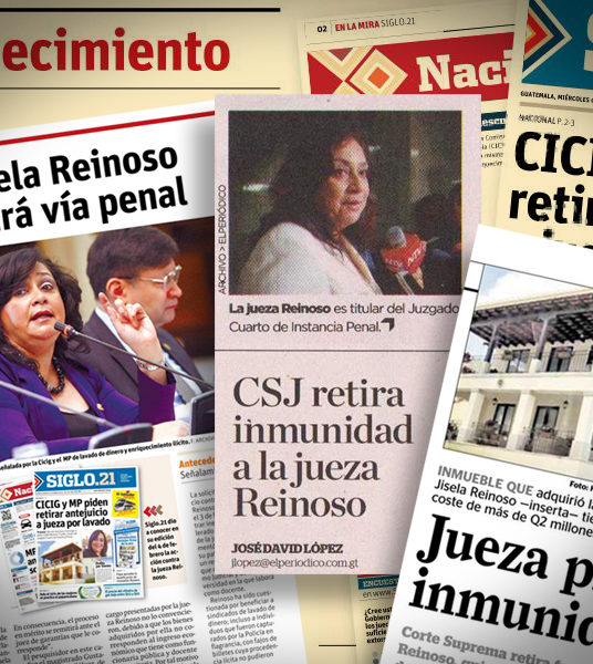 Prensa destaca retiro de inmunidad de jueza Jisela Reinoso Trujillo