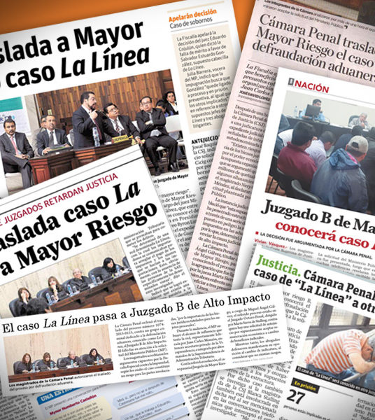 Caso La Línea trasladado al Juzgado de Mayor Riesgo B (Reporte de medios)