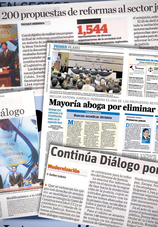 Medios destacan resultados de la primera fase del Diálogo Nacional