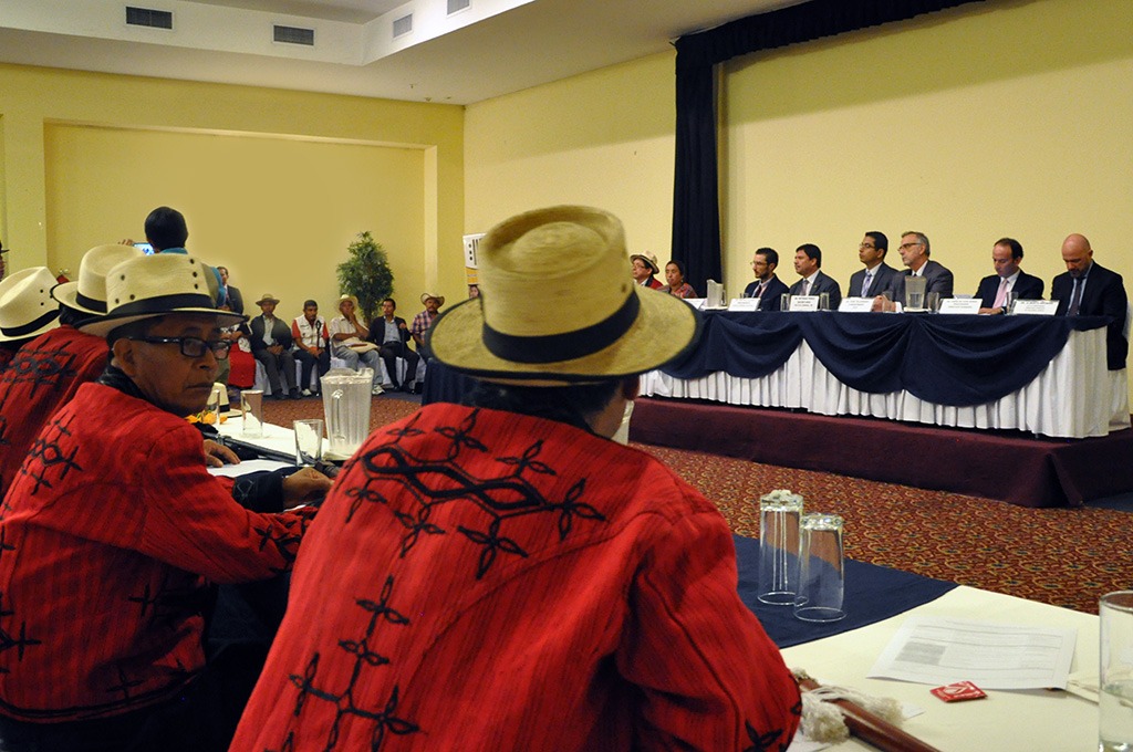 Autoridades indígenas entregan propuesta sobre reformas a la justicia