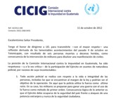 CARTA AL PRESIDENTE DE LA REPÚBLICA DE GUATEMALA OTTO PÉREZ MOLINA