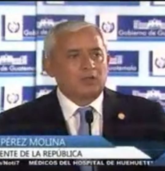 Presidente Otto Pérez reitera apoyo a la CICIG