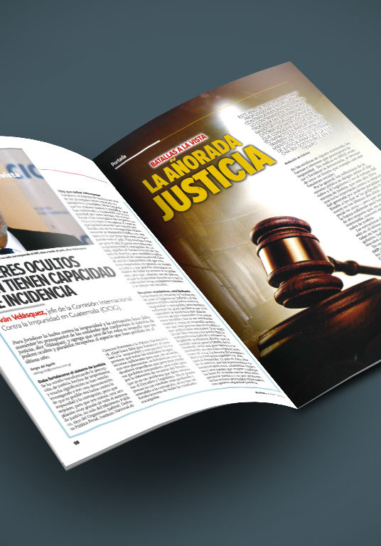 Publicación de la revista Crónica sobre avances en la justicia