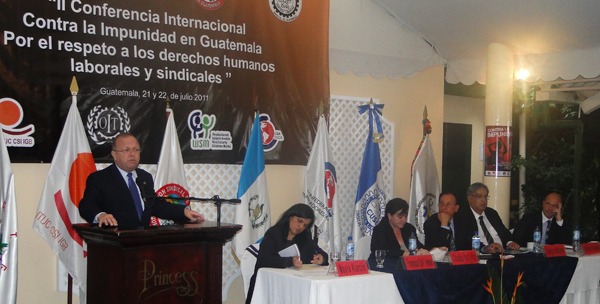 Conferencia internacional contra la impunidad