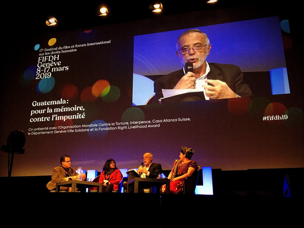 Comisionado Velásquez en Foro celebrado en Ginebra, Suiza.