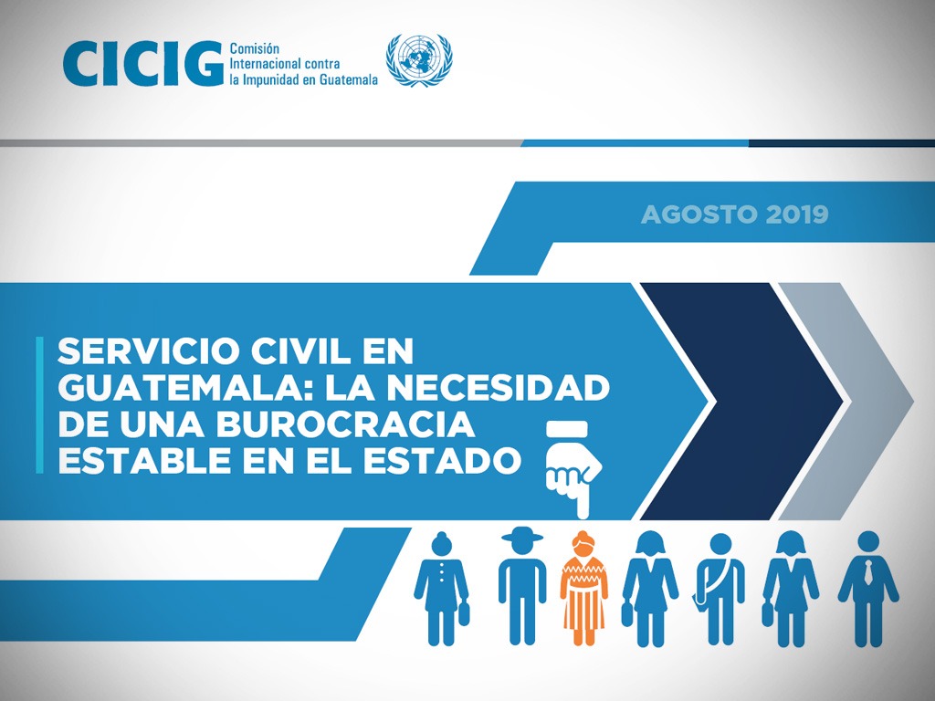 Presentación del informe servicio civil en Guatemala